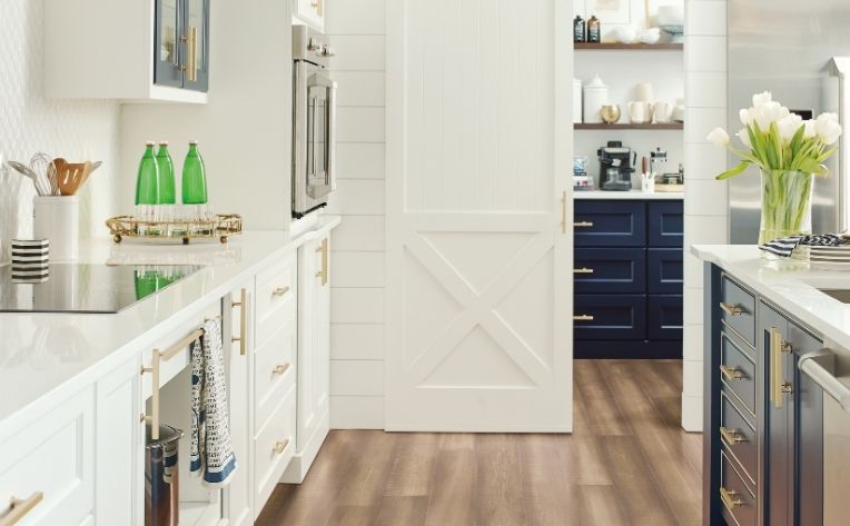 kitchen farmhouse hardwood flooring